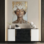 Portrait 220 Canvas Art 18" x 24" / 45 x 60 cm / Black