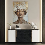 Portrait 220 Canvas Art 60 x 40 cm / Black