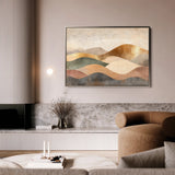 Boho 221 Canvas Art 18" x 24" / 45 x 60 cm / Black