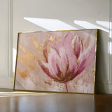 Floral 221 Canvas Art 18" x 24" / 45 x 60 cm / Black