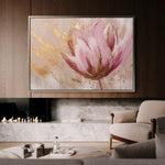 Floral 221 Canvas Art 18" x 24" / 45 x 60 cm / Black