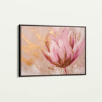 Floral 221 Canvas Art 18" x 24" / 45 x 60 cm / Black