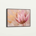 Floral 221 Canvas Art 60 x 40 cm / Black