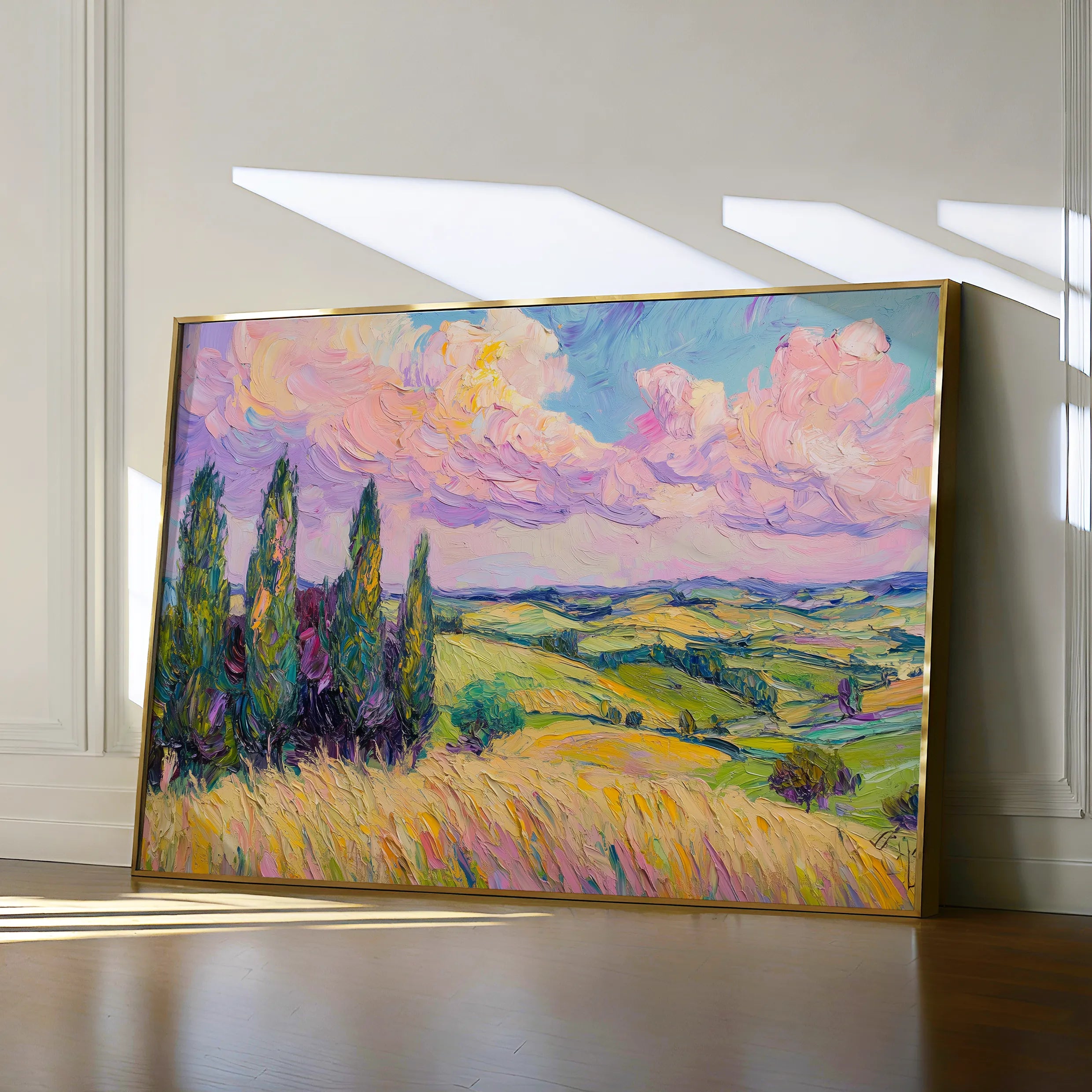 Landscape 221 Canvas Art 18" x 24" / 45 x 60 cm / Black