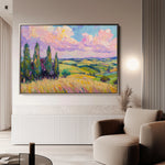 Landscape 221 Canvas Art 18" x 24" / 45 x 60 cm / Black