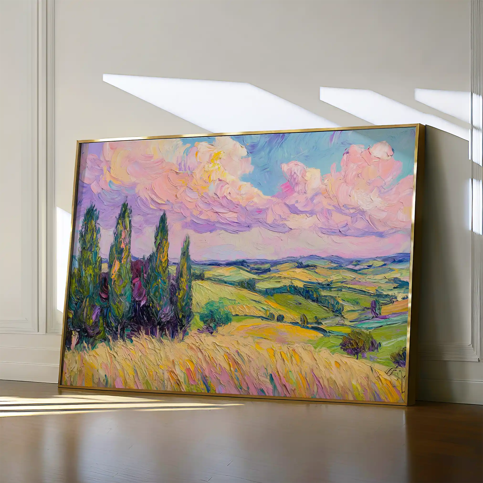 Landscape 221 Canvas Art 60 x 40 cm / Black