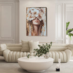 Portrait 221 Canvas Art 18" x 24" / 45 x 60 cm / Black