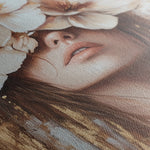 Portrait 221 Canvas Art 18" x 24" / 45 x 60 cm / Black