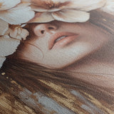 Portrait 221 Canvas Art 18" x 24" / 45 x 60 cm / Black