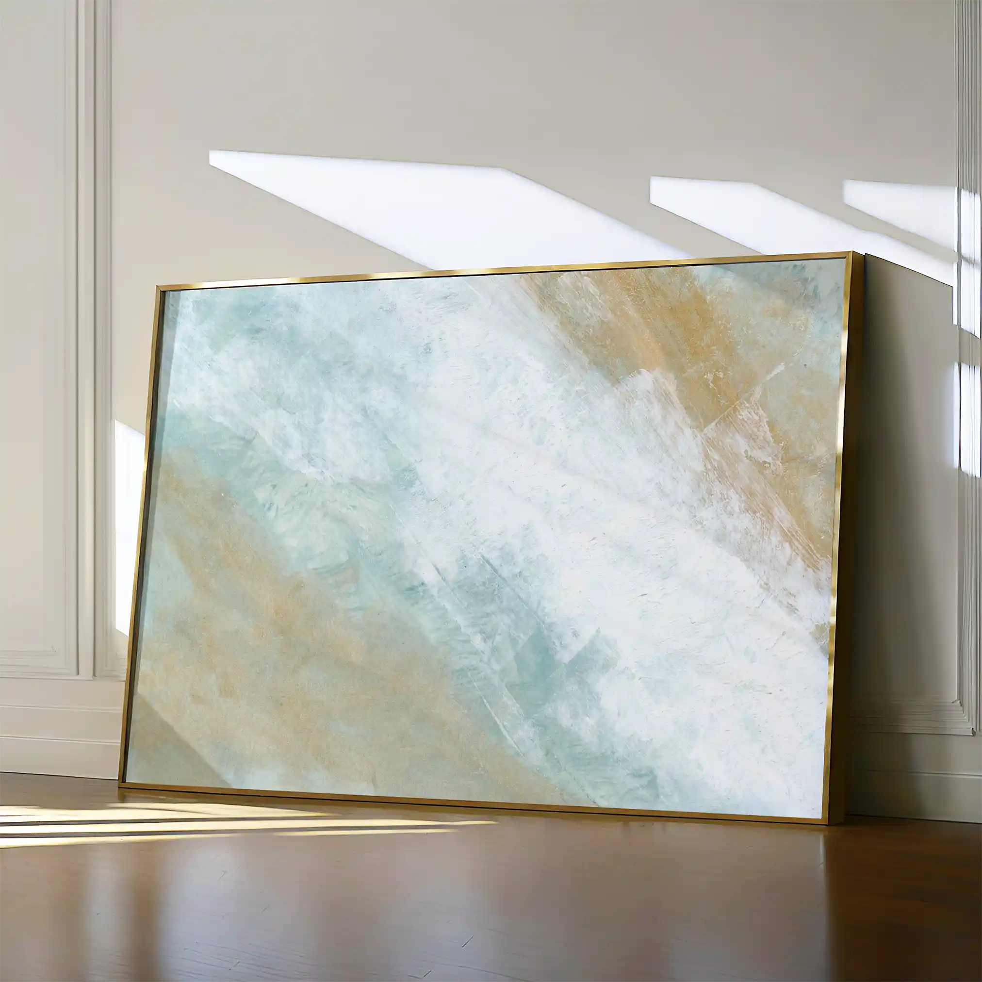 Abstract 222 Canvas Art 18" x 24" / 45 x 60 cm / Black