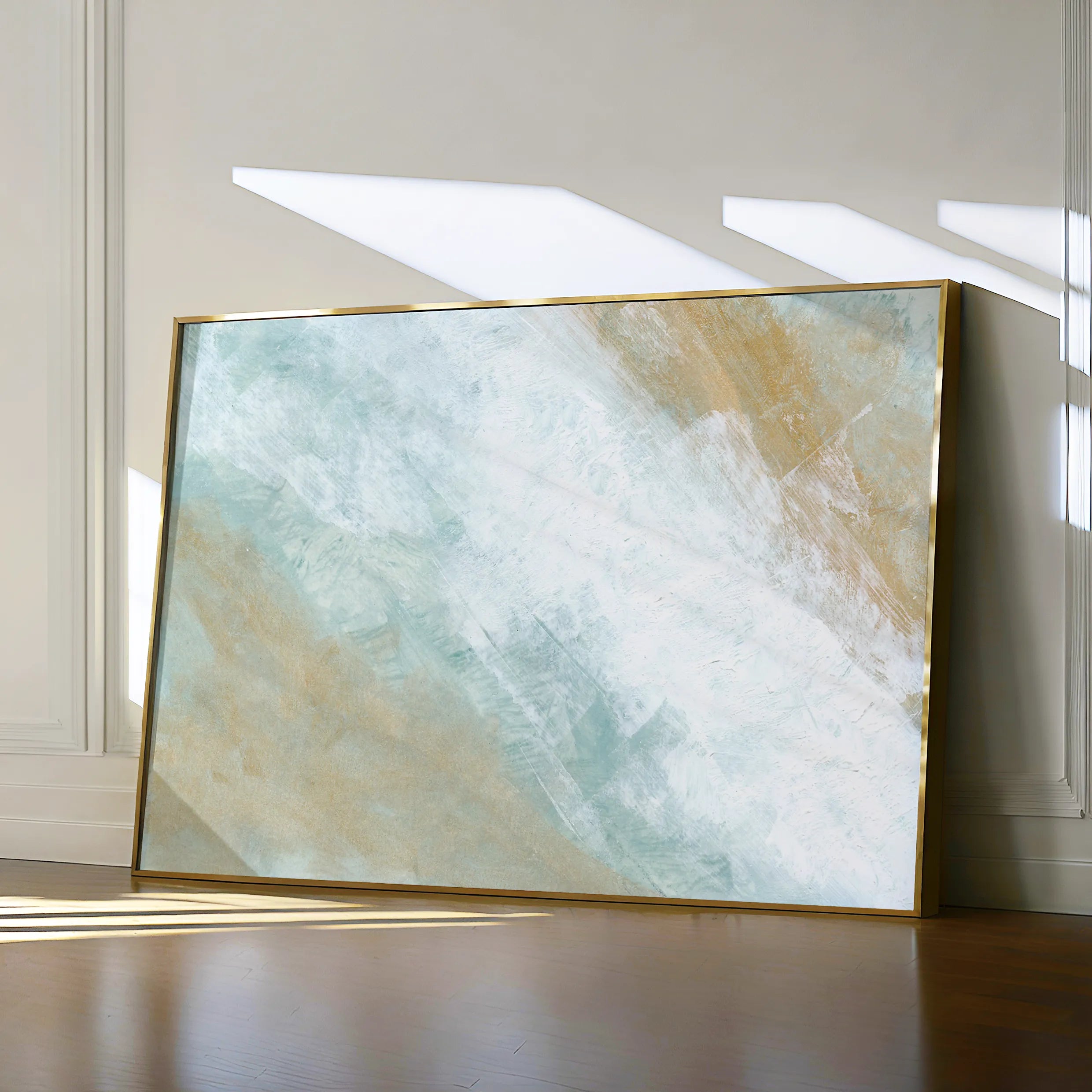 Abstract 222 Canvas Art 18" x 24" / 45 x 60 cm / Black