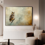 Animals 222 Canvas Art 18" x 24" / 45 x 60 cm / Black