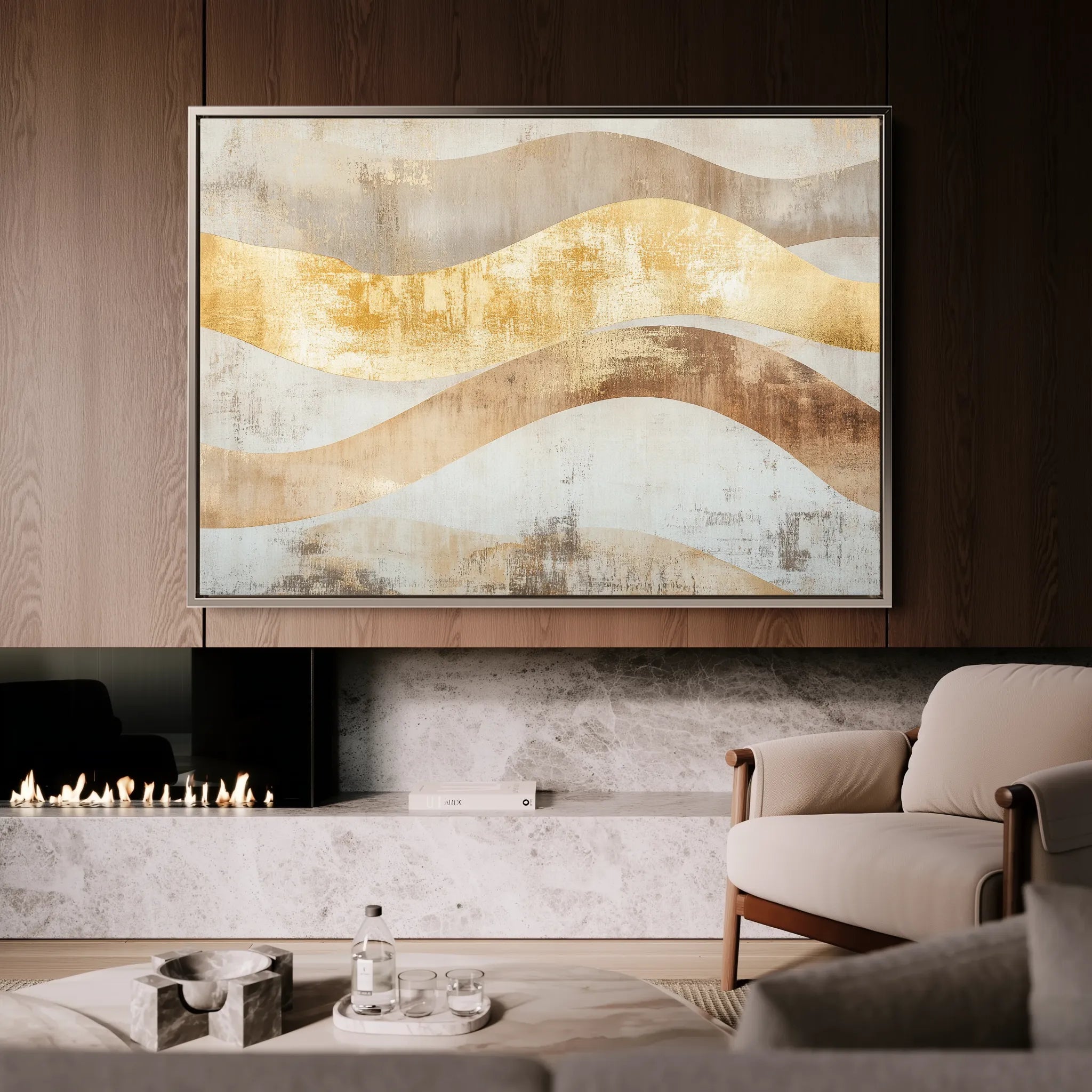 Boho 222 Canvas Art 18" x 24" / 45 x 60 cm / Black