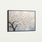 Floral 222 Canvas Art 60 x 40 cm / Black