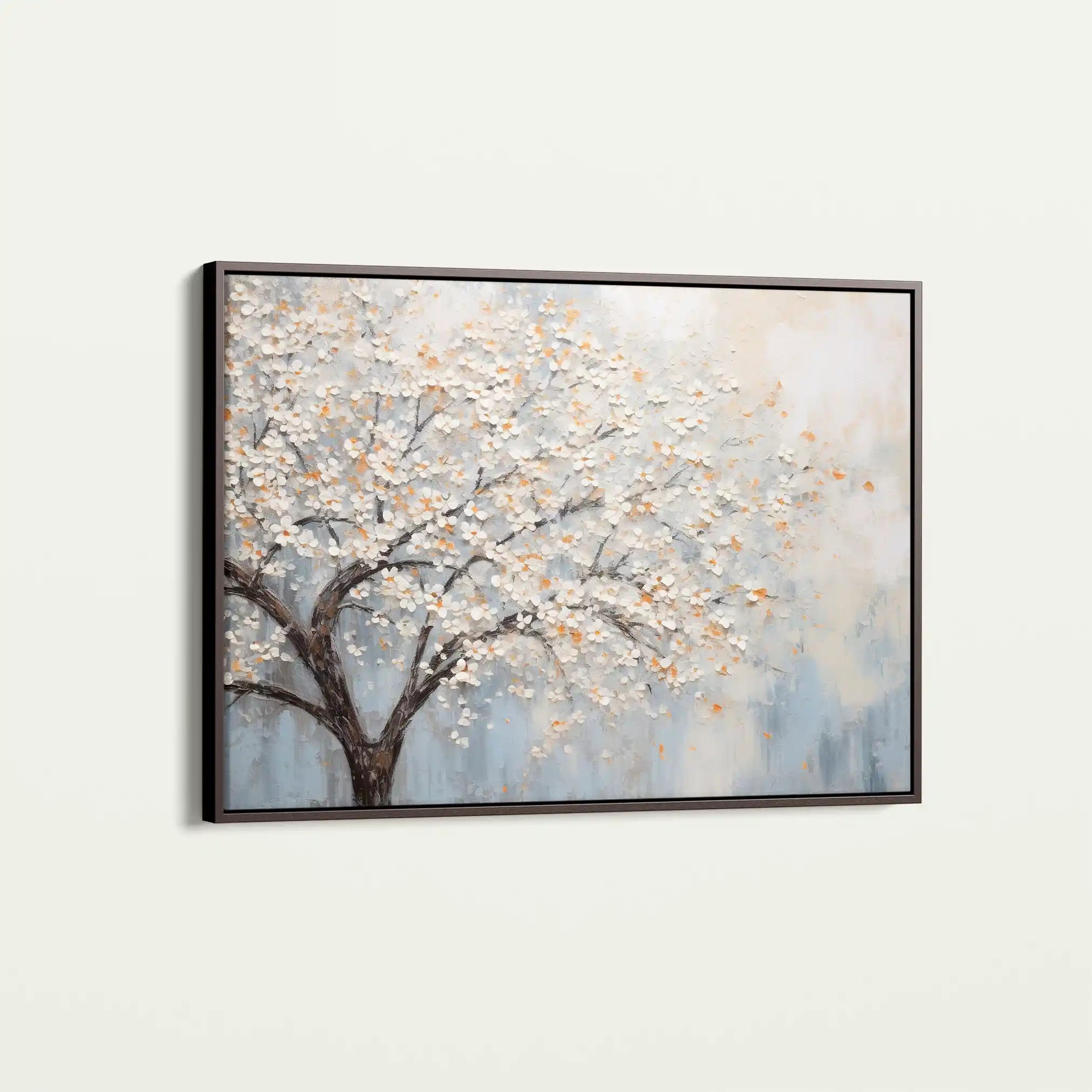 Floral 222 Canvas Art 60 x 40 cm / Black