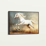 Horses 222 Canvas Art 18" x 24" / 45 x 60 cm / Black