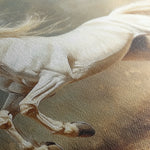 Horses 222 Canvas Art 18" x 24" / 45 x 60 cm / Black