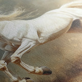 Horses 222 Canvas Art 18" x 24" / 45 x 60 cm / Black