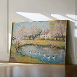 Landscape 222 Canvas Art 18" x 24" / 45 x 60 cm / Black