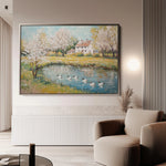 Landscape 222 Canvas Art 18" x 24" / 45 x 60 cm / Black