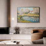 Landscape 222 Canvas Art 18" x 24" / 45 x 60 cm / Black