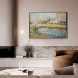 Landscape 222 Canvas Art 18" x 24" / 45 x 60 cm / Black