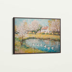 Landscape 222 Canvas Art 60 x 40 cm / Black