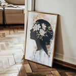 Portrait 222 Canvas Art 18" x 24" / 45 x 60 cm / Black