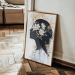 Portrait 222 Canvas Art 60 x 40 cm / Black