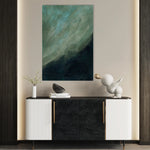 Abstract 223 Canvas Art 18" x 24" / 45 x 60 cm / Black