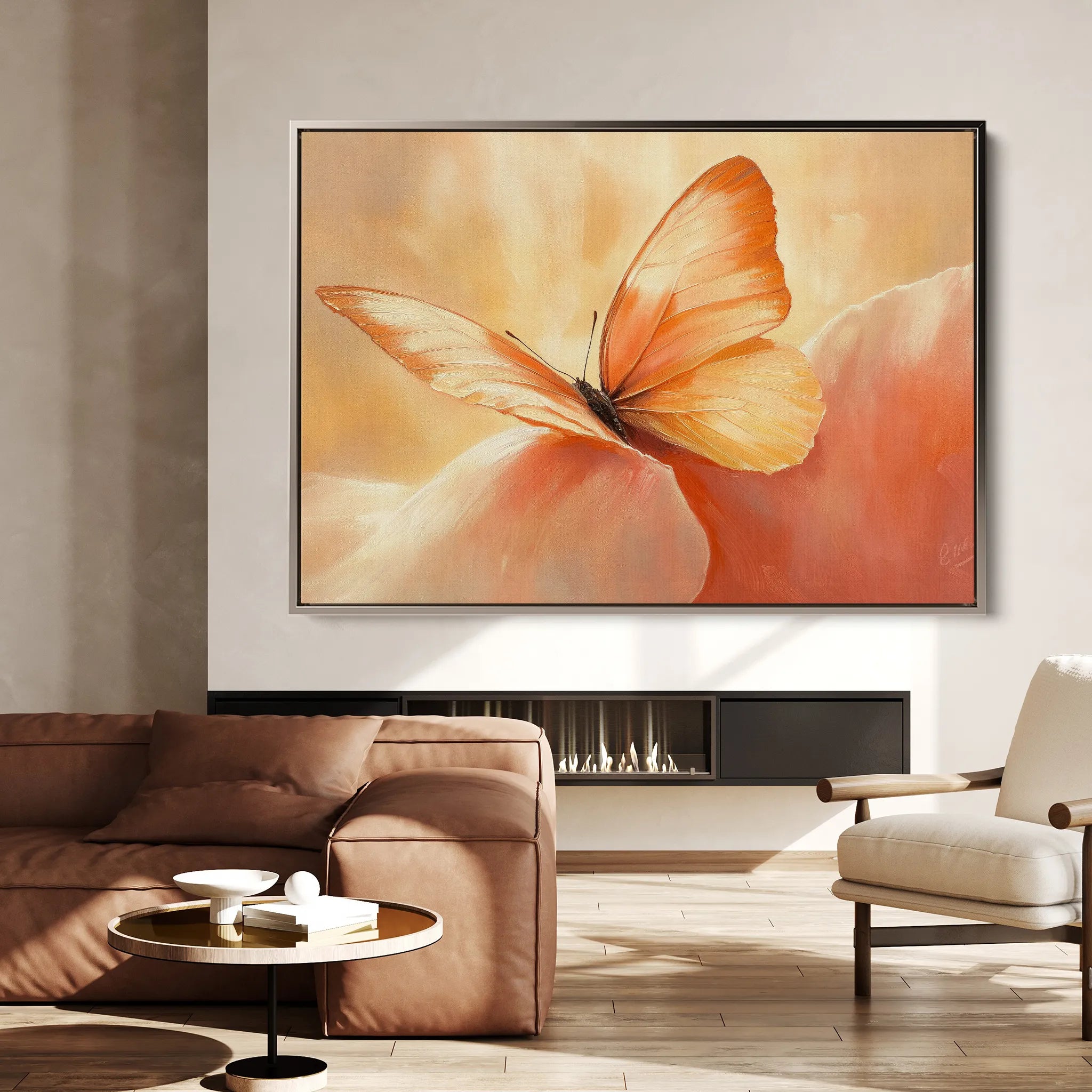 Animals 223 Canvas Art 18" x 24" / 45 x 60 cm / Black