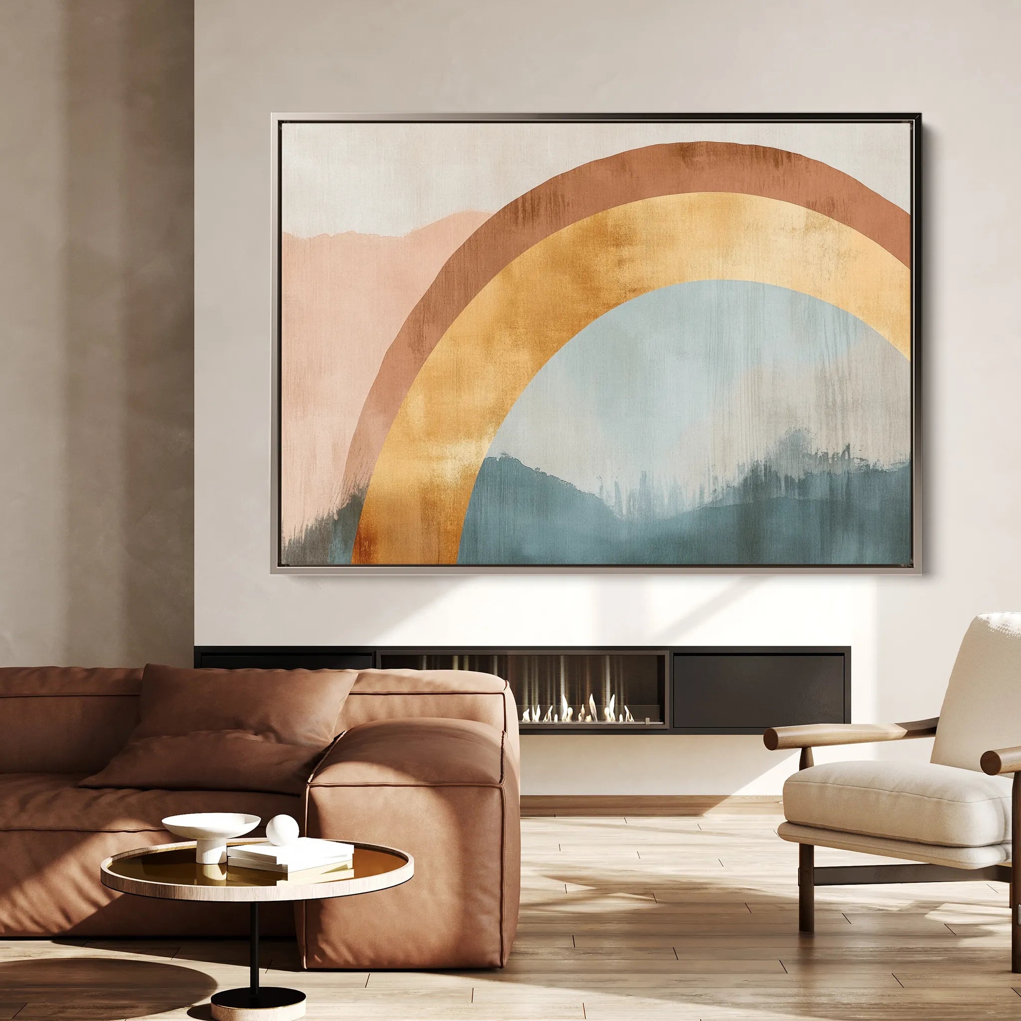 Boho 223 Canvas Art 18" x 24" / 45 x 60 cm / Black