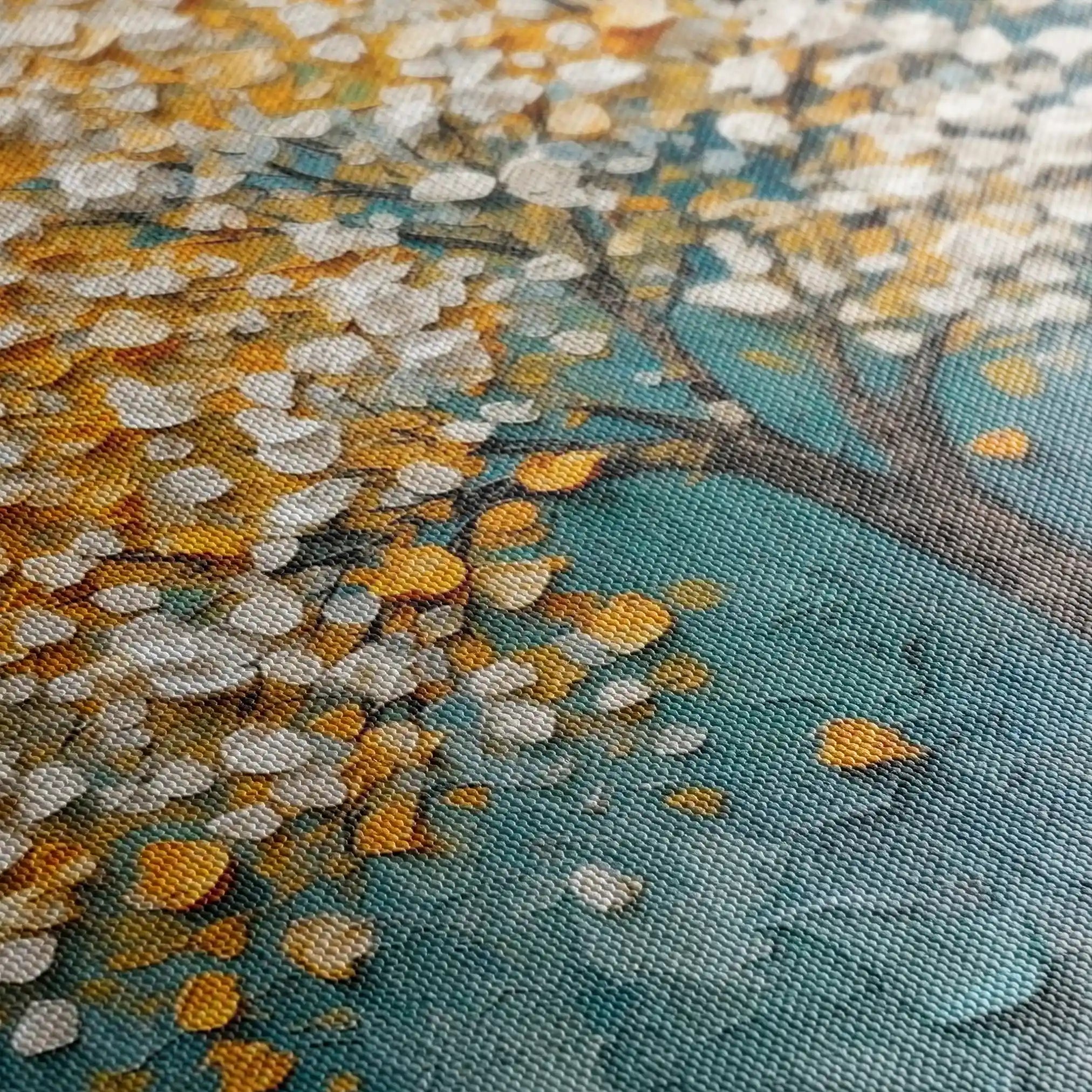Floral 223 Canvas Art 60 x 40 cm / Black