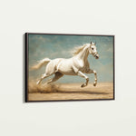 Horses 223 Canvas Art 18" x 24" / 45 x 60 cm / Black