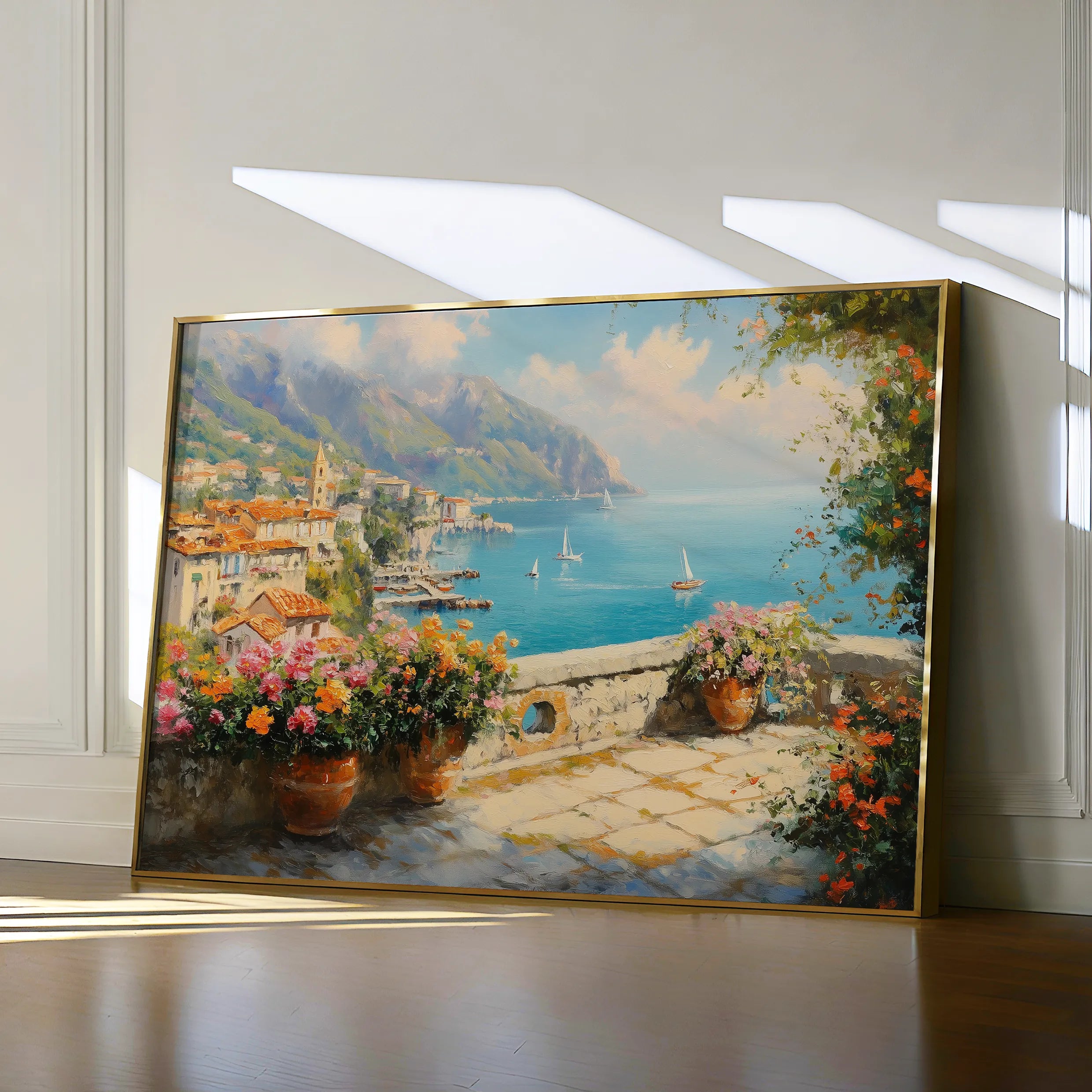 Landscape 223 Canvas Art 18" x 24" / 45 x 60 cm / Black