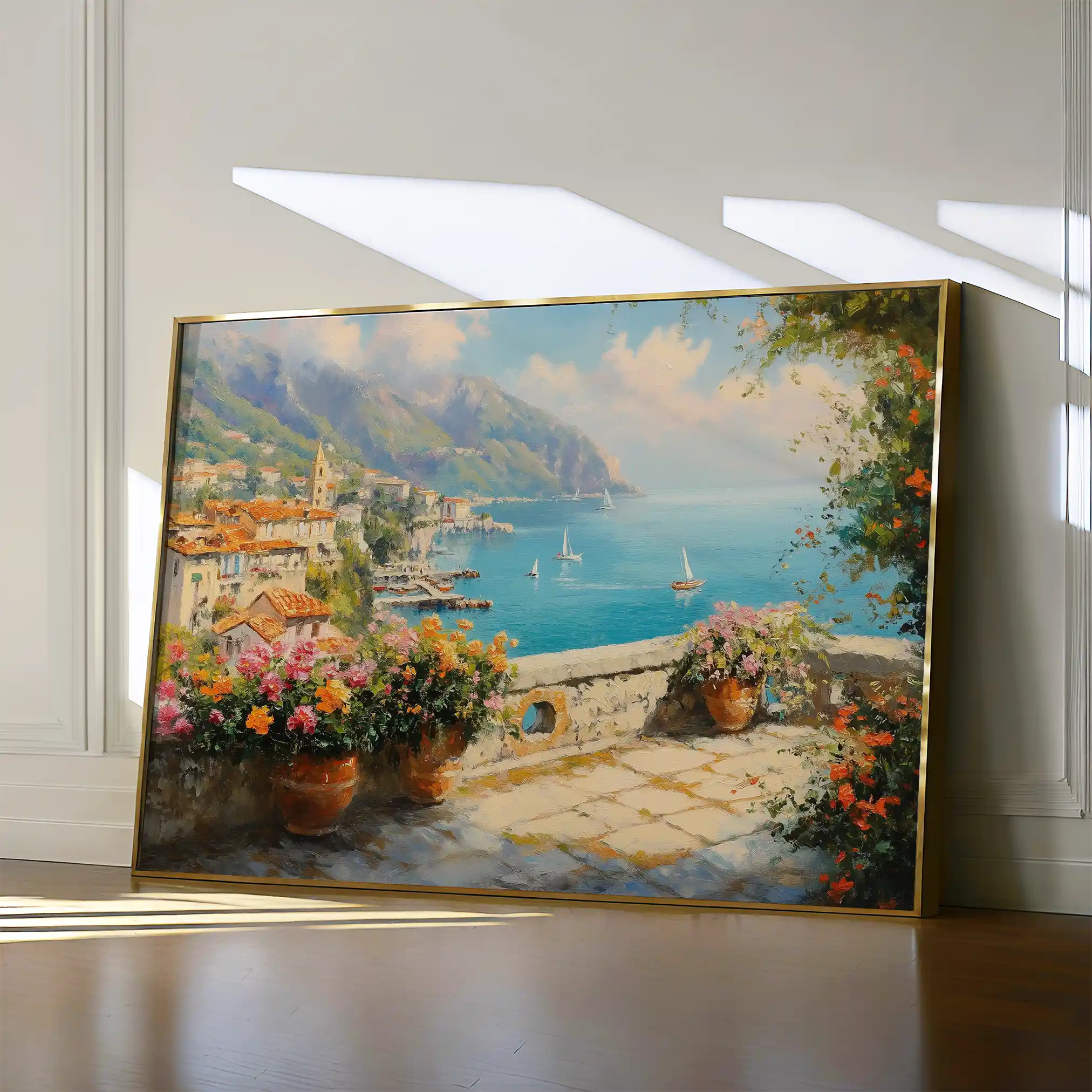 Landscape 223 Canvas Art 60 x 40 cm / Black
