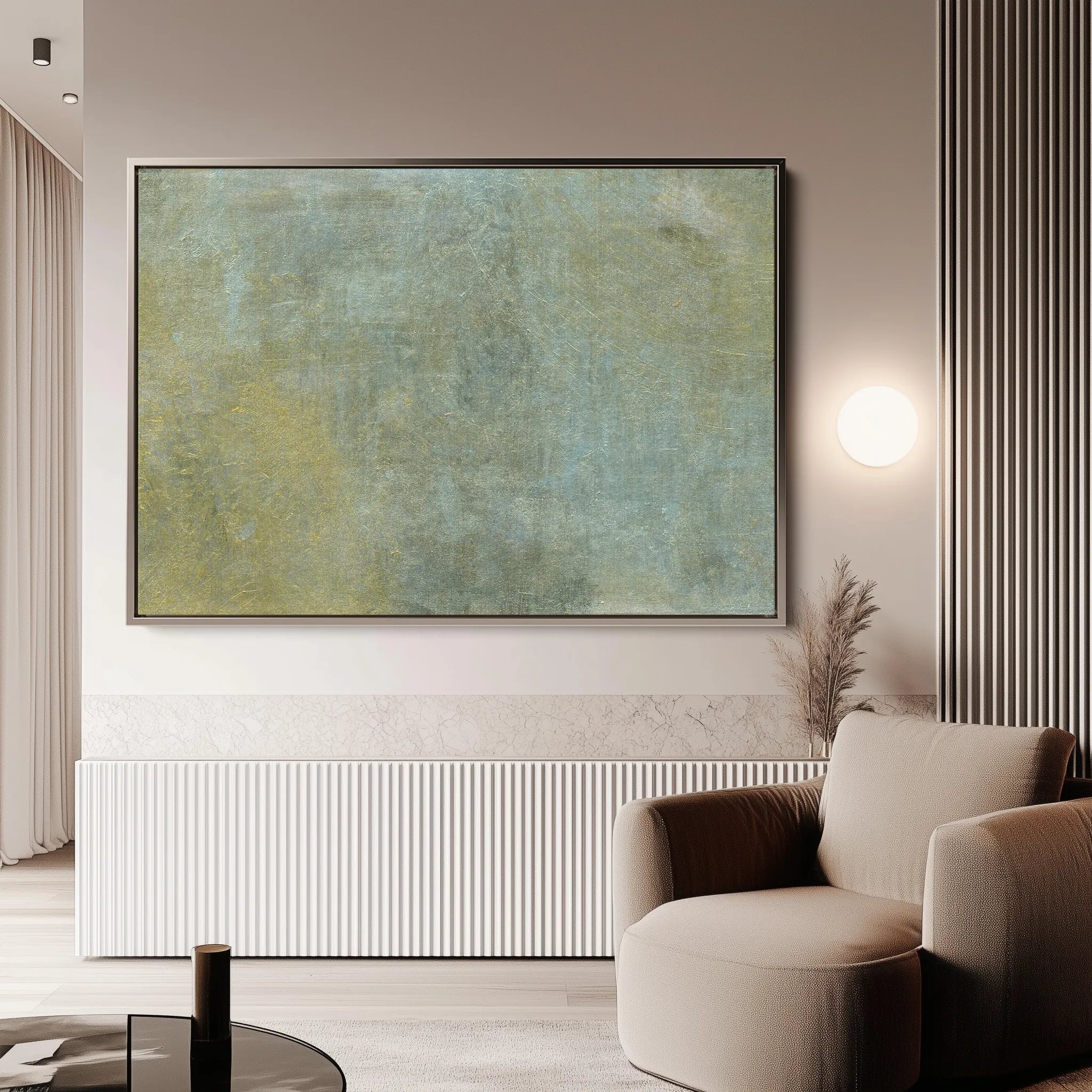 Abstract 224 Canvas Art 18" x 24" / 45 x 60 cm / Black