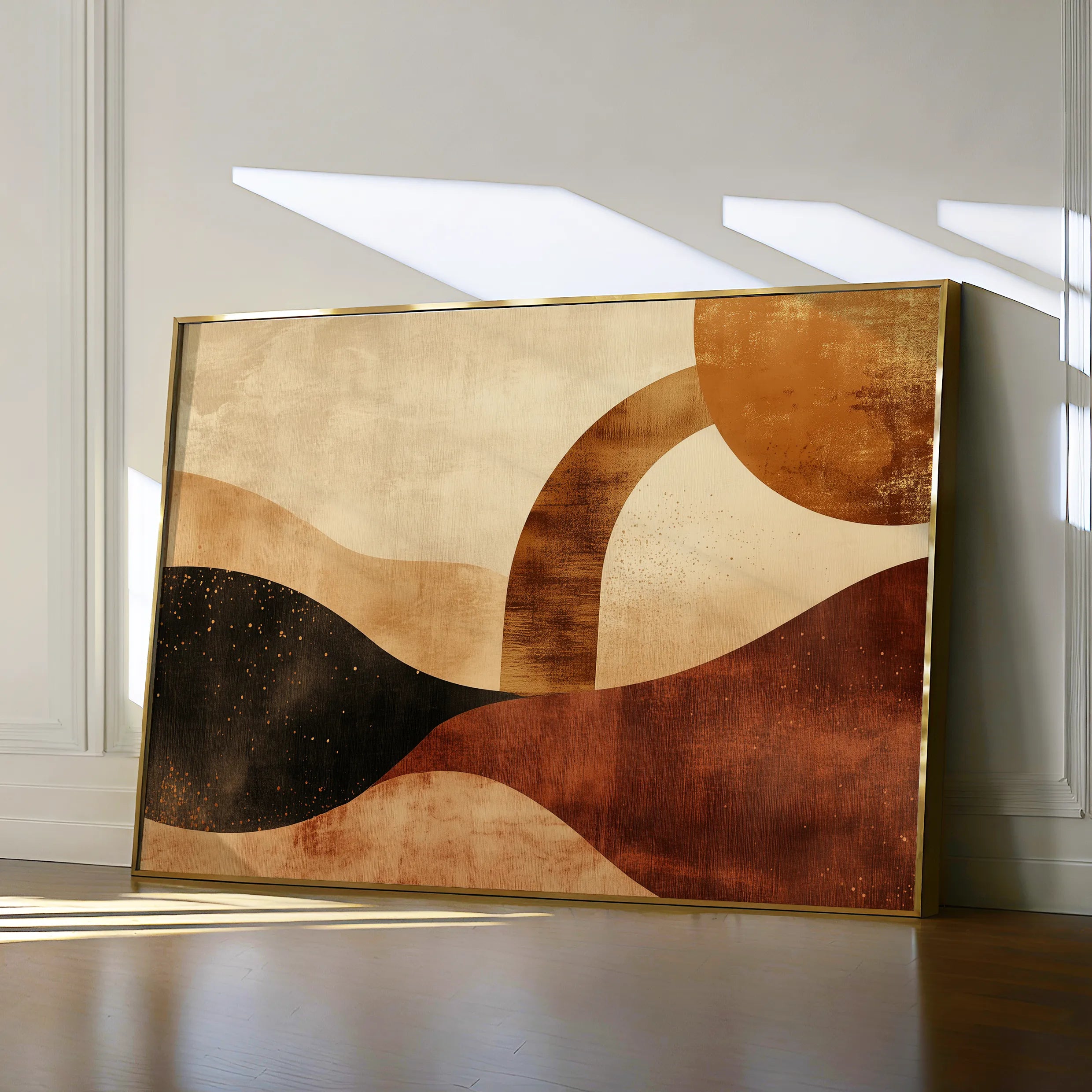 Boho 224 Canvas Art 18" x 24" / 45 x 60 cm / Black