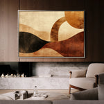 Boho 224 Canvas Art 18" x 24" / 45 x 60 cm / Black