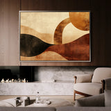 Boho 224 Canvas Art 18" x 24" / 45 x 60 cm / Black