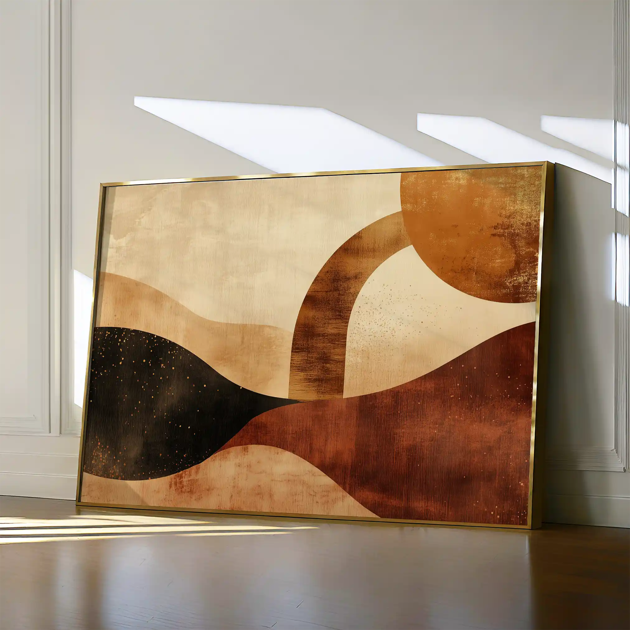 Boho 224 Canvas Art 60 x 40 cm / Black