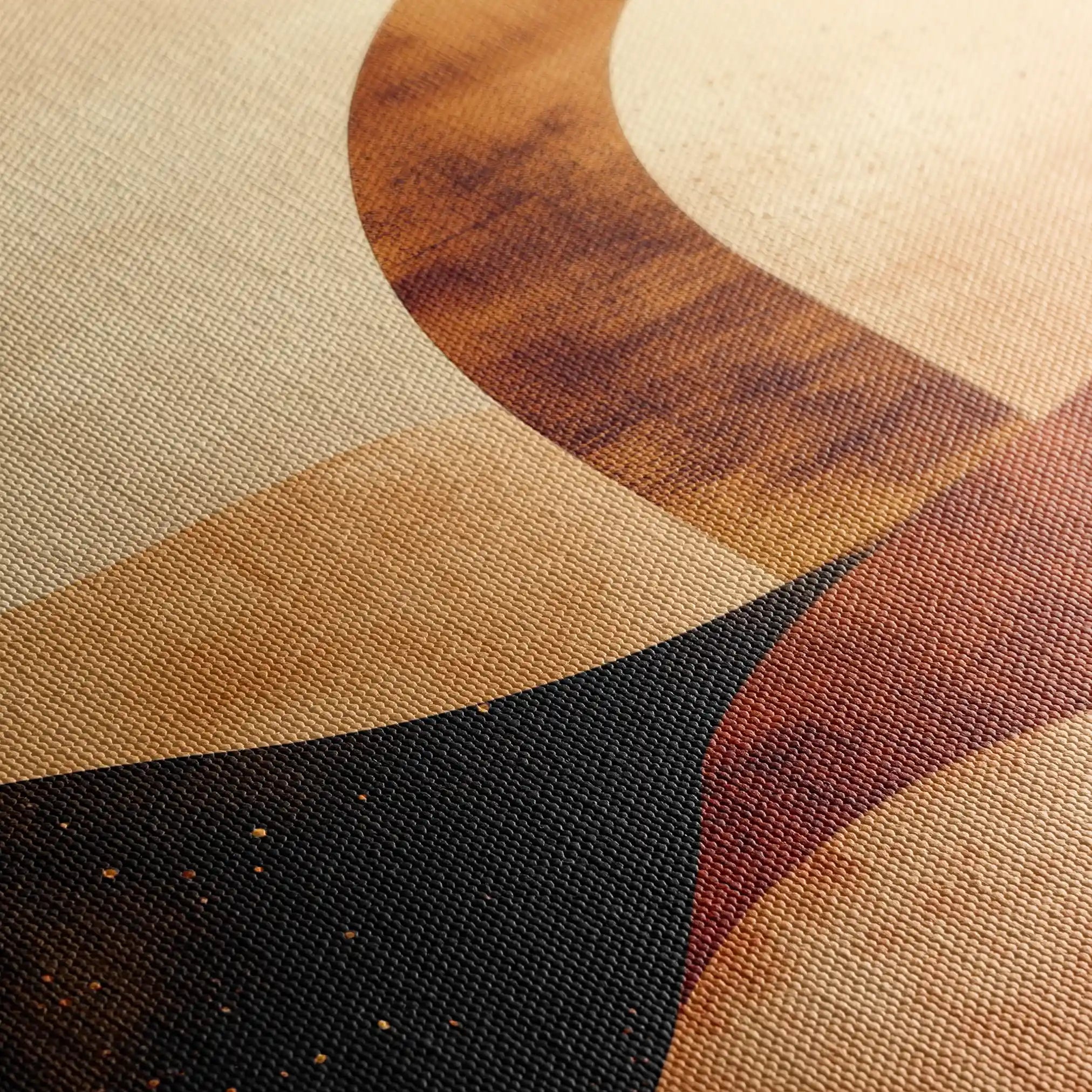 Boho 224 Canvas Art 60 x 40 cm / Black