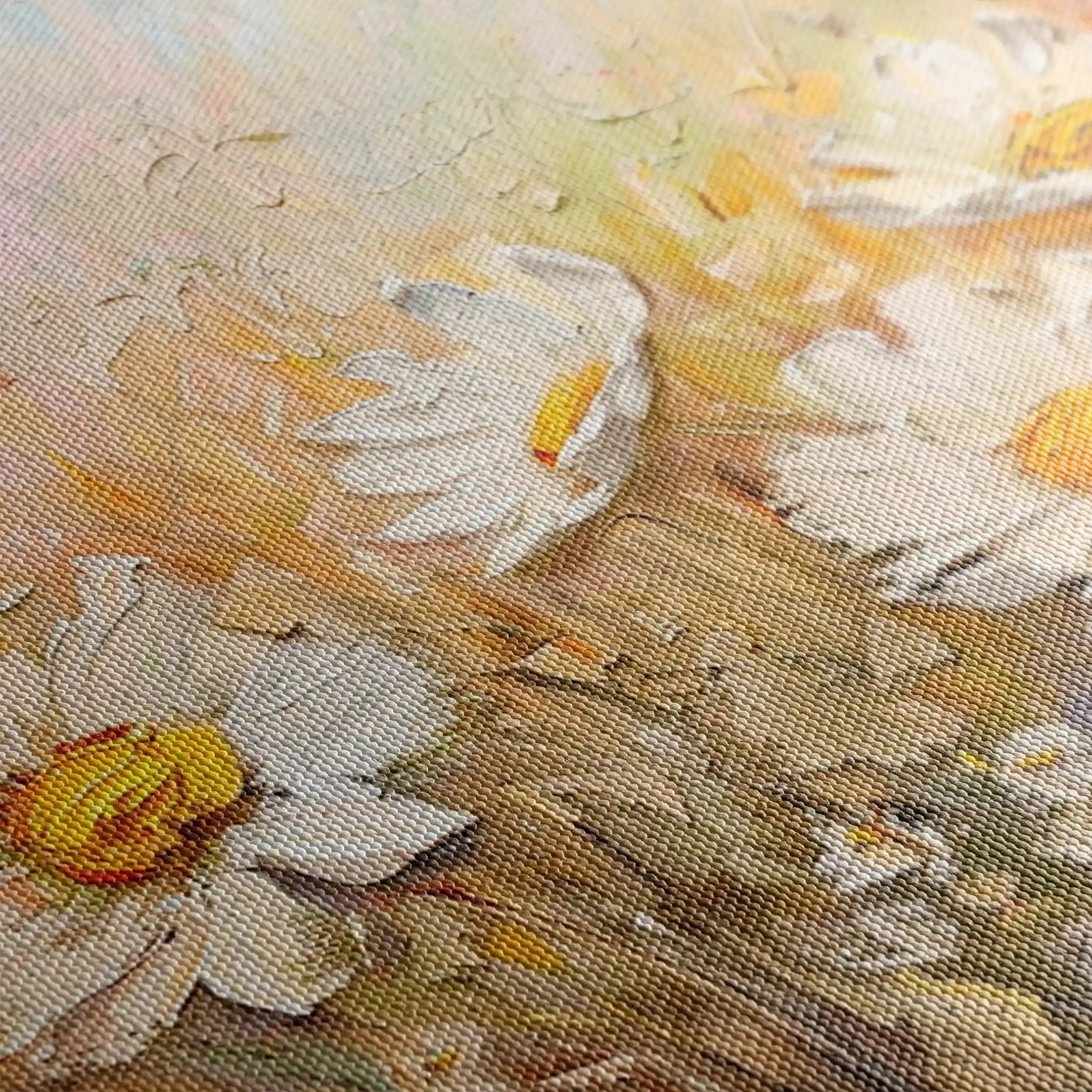 Floral 224 Canvas Art 60 x 40 cm / Black