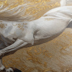 Horses 224 Canvas Art 18" x 24" / 45 x 60 cm / Black