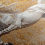 Horses 224 Canvas Art 60 x 40 cm / Black