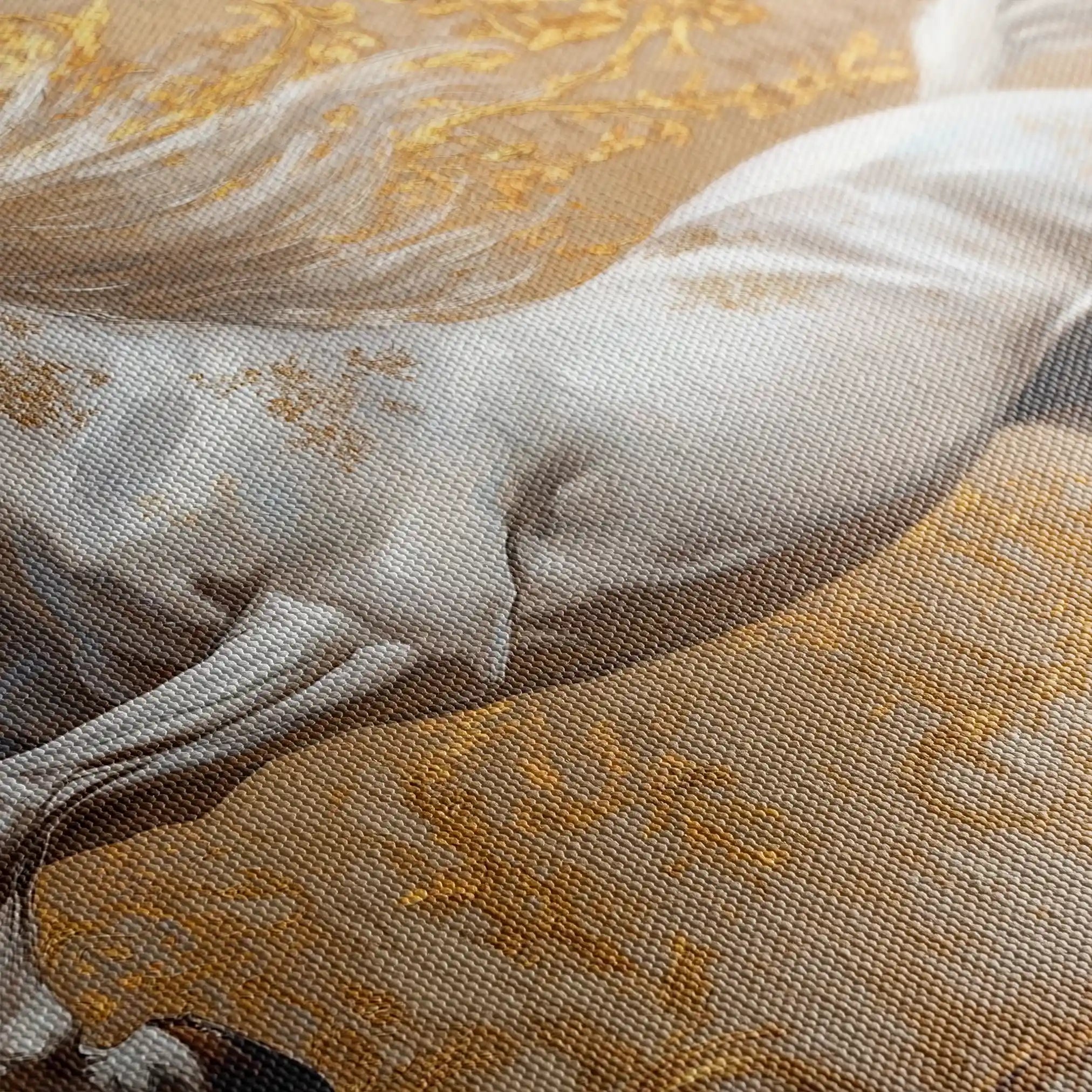 Horses 224 Canvas Art 60 x 40 cm / Black