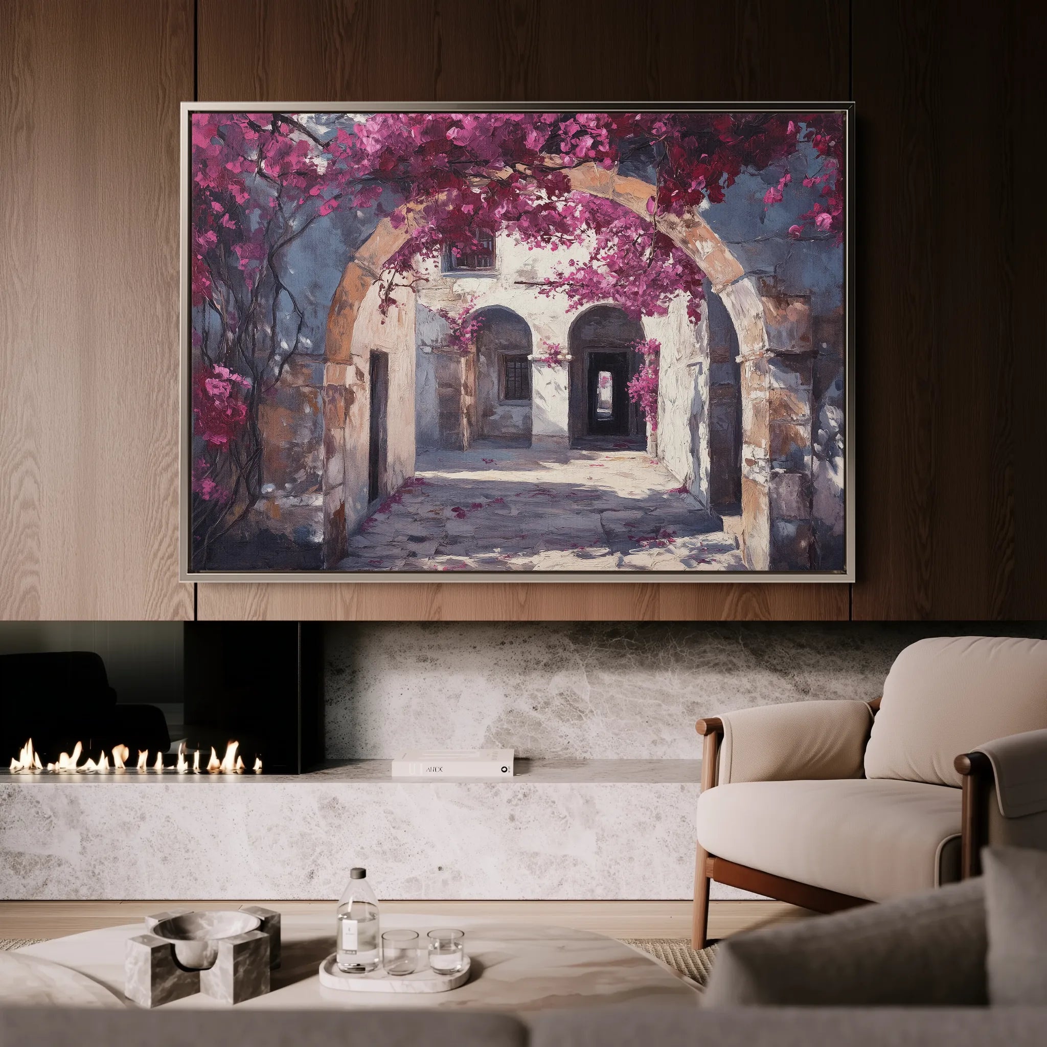 Landscape 224 Canvas Art 18" x 24" / 45 x 60 cm / Black