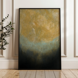 Abstract 225 Canvas Art 18" x 24" / 45 x 60 cm / Black