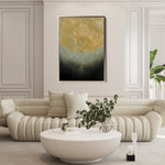 Abstract 225 Canvas Art 18" x 24" / 45 x 60 cm / Black