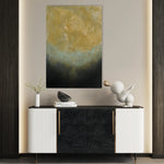 Abstract 225 Canvas Art 18" x 24" / 45 x 60 cm / Black